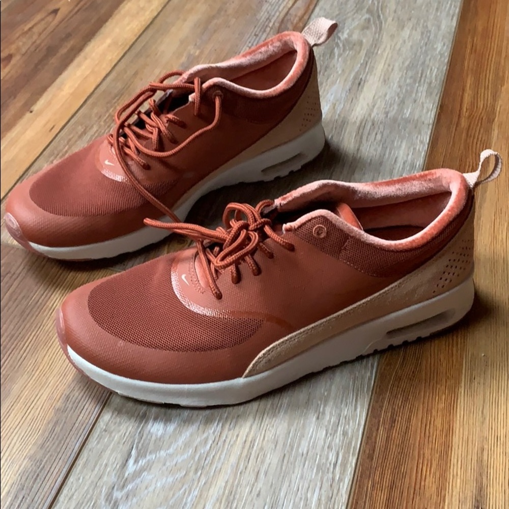 Rust Nike sneaker